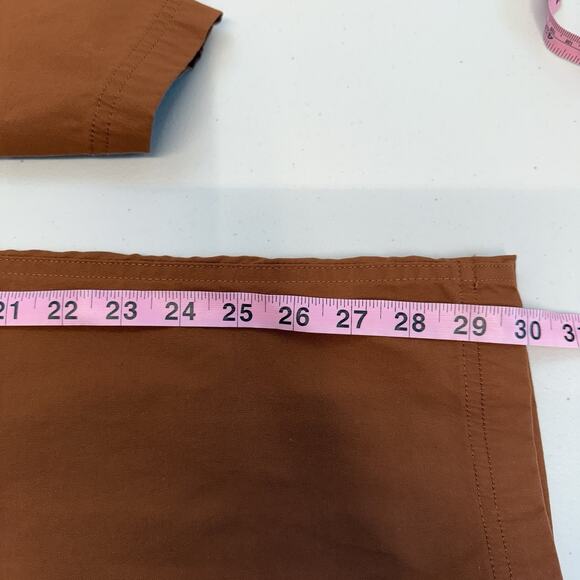 Eddie Bauer Hiking Pants Womens Size 12 Rust Brown Nylon Stretch Travel Outdoors - Picture 7 of 7